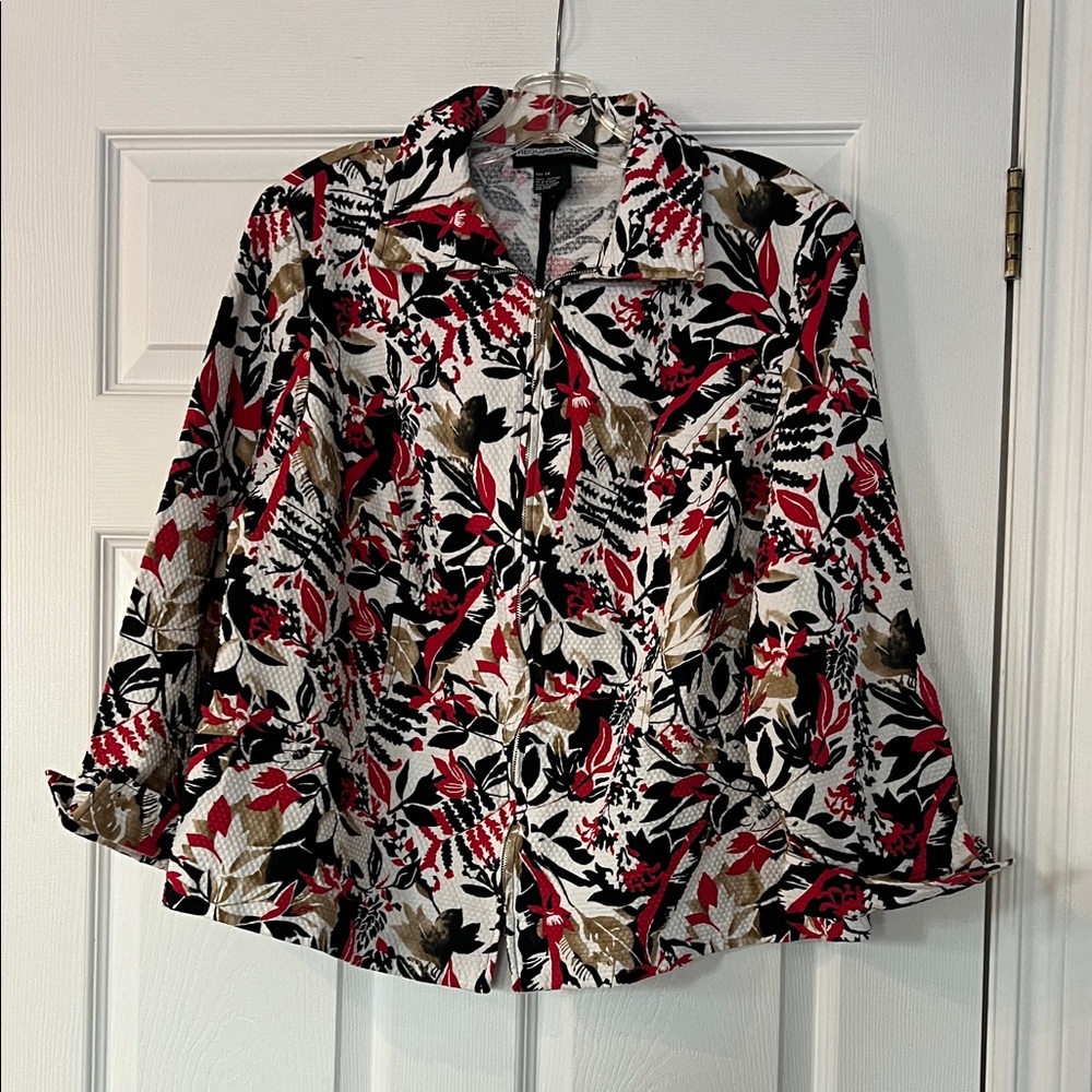 Requirements Multicolor Floral Blazer